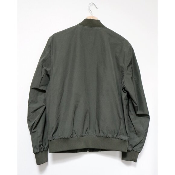 COS Men's Regular-Fit Olive Green Bomber Jacket - Picture 2 of 8